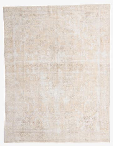 9' 1 x 11' 8 Hand Knotted Ultra Vintage Persian Wool Rug