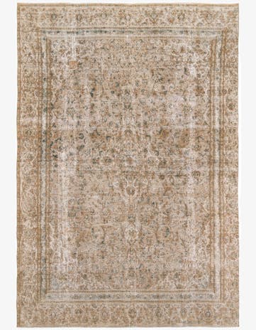 8' 4 x 12' 1 Hand Knotted Ultra Vintage Persian Wool Rug
