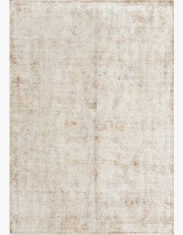 6' 6 x 9' 4 Hand Knotted Ultra Vintage Persian Wool Rug