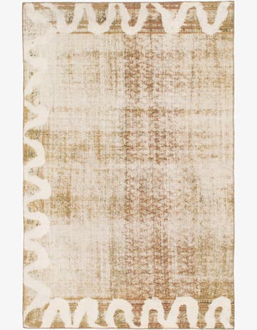 7' 2 x 11' 2 Hand Knotted Ultra Vintage Persian Wool Rug