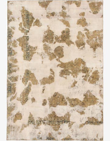 6' 6 x 9' 6 Hand Knotted Ultra Vintage Persian Wool Rug