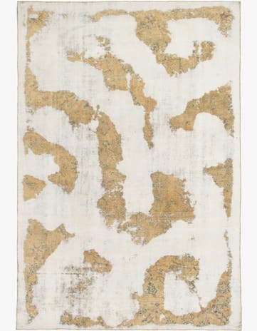 8' x 11' 8 Hand Knotted Ultra Vintage Persian Wool Rug