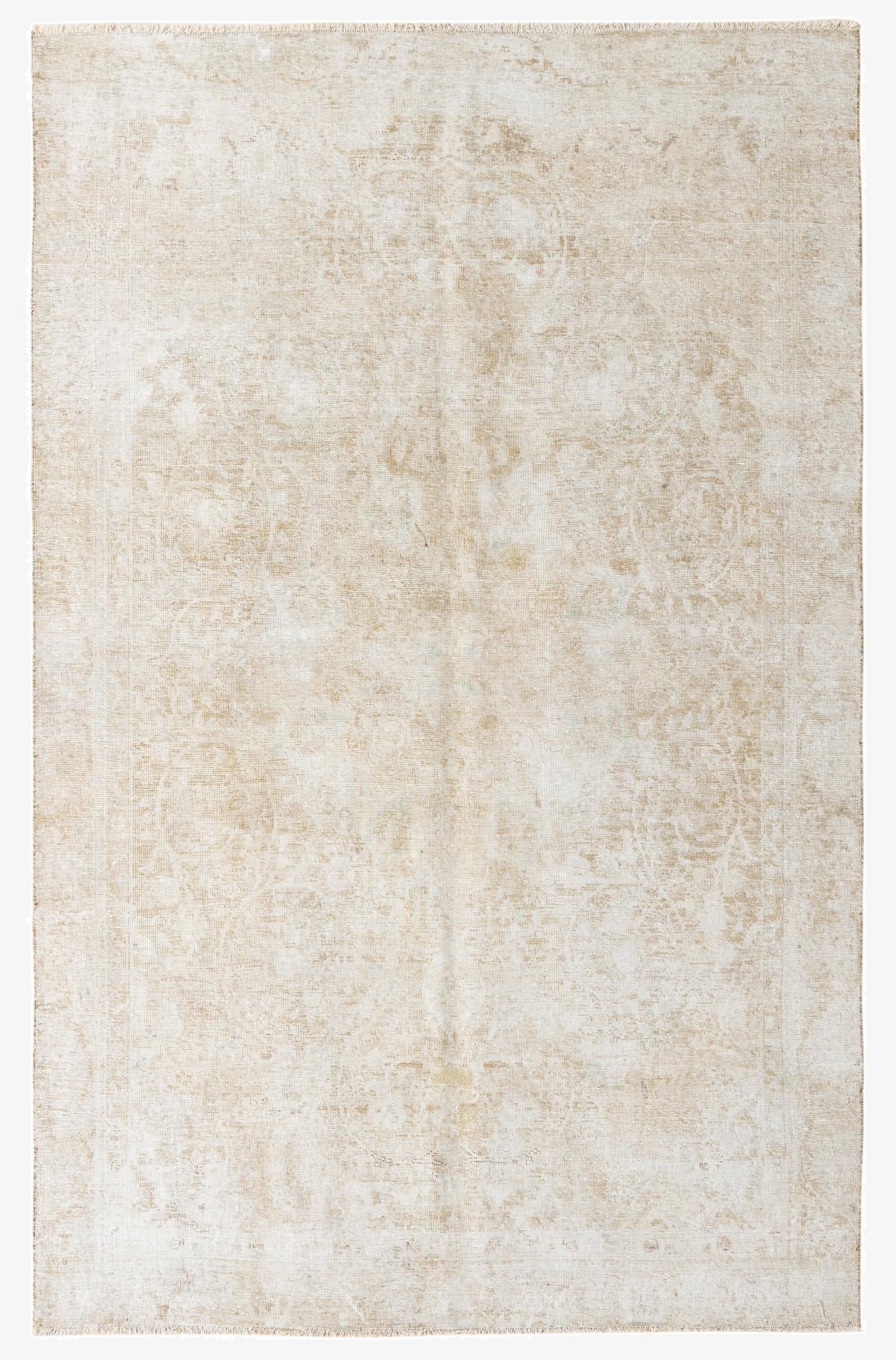 Primary image 6' x 9' 4  Hand Knotted Ultra Vintage Persian Wool Rug