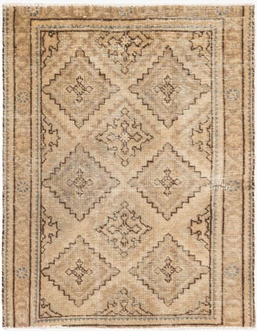 3' 3 x 4' 2 Hand Knotted Ultra Vintage Persian Wool Rug