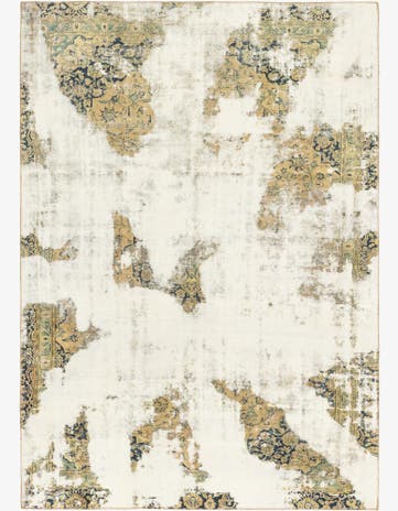 7' 8 x 11' 3 Hand Knotted Ultra Vintage Persian Wool Rug