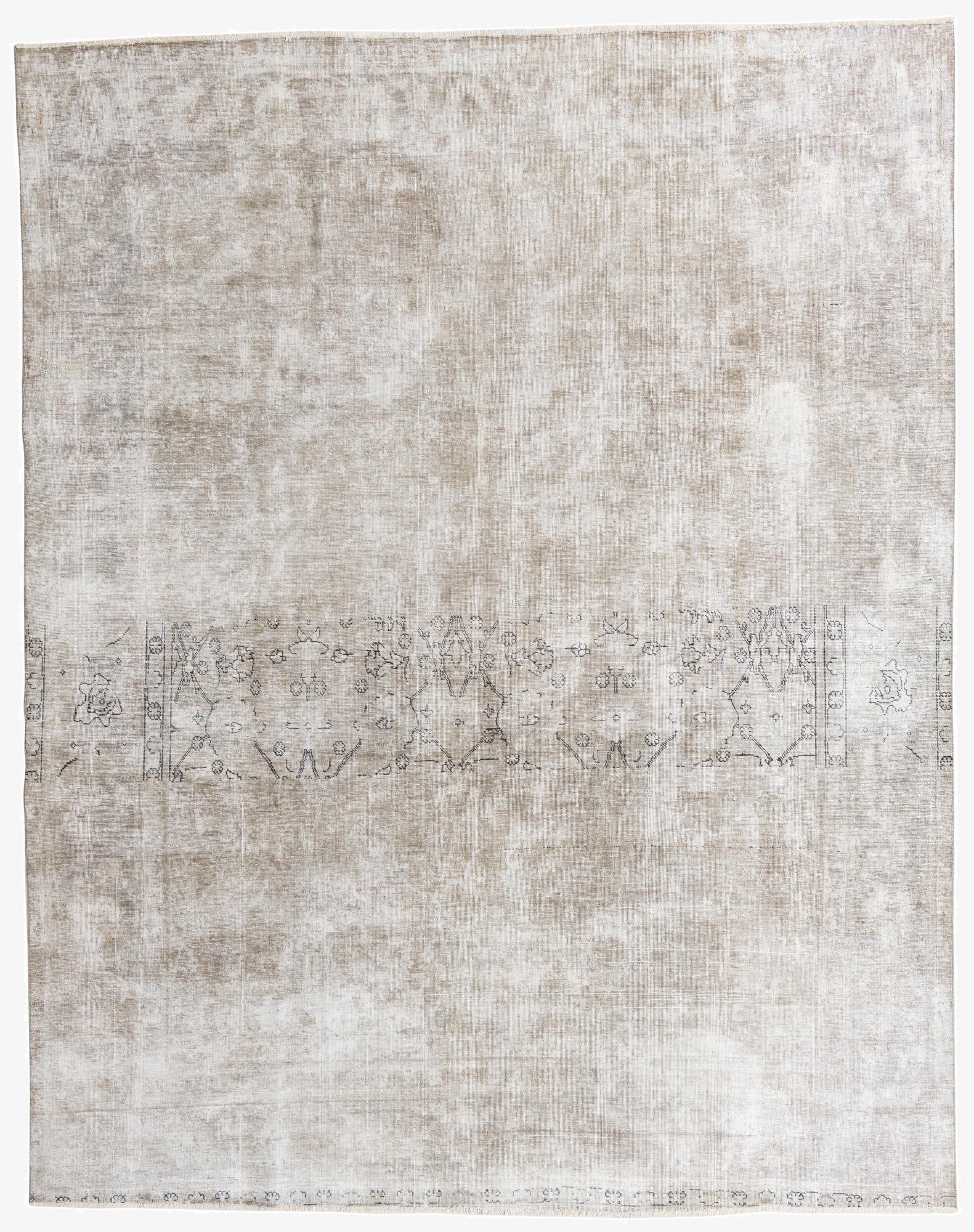 9' 5 x 12'  Hand Knotted Ultra Vintage Persian Wool Rug