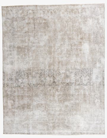 9' 5 x 12' Hand Knotted Ultra Vintage Persian Wool Rug