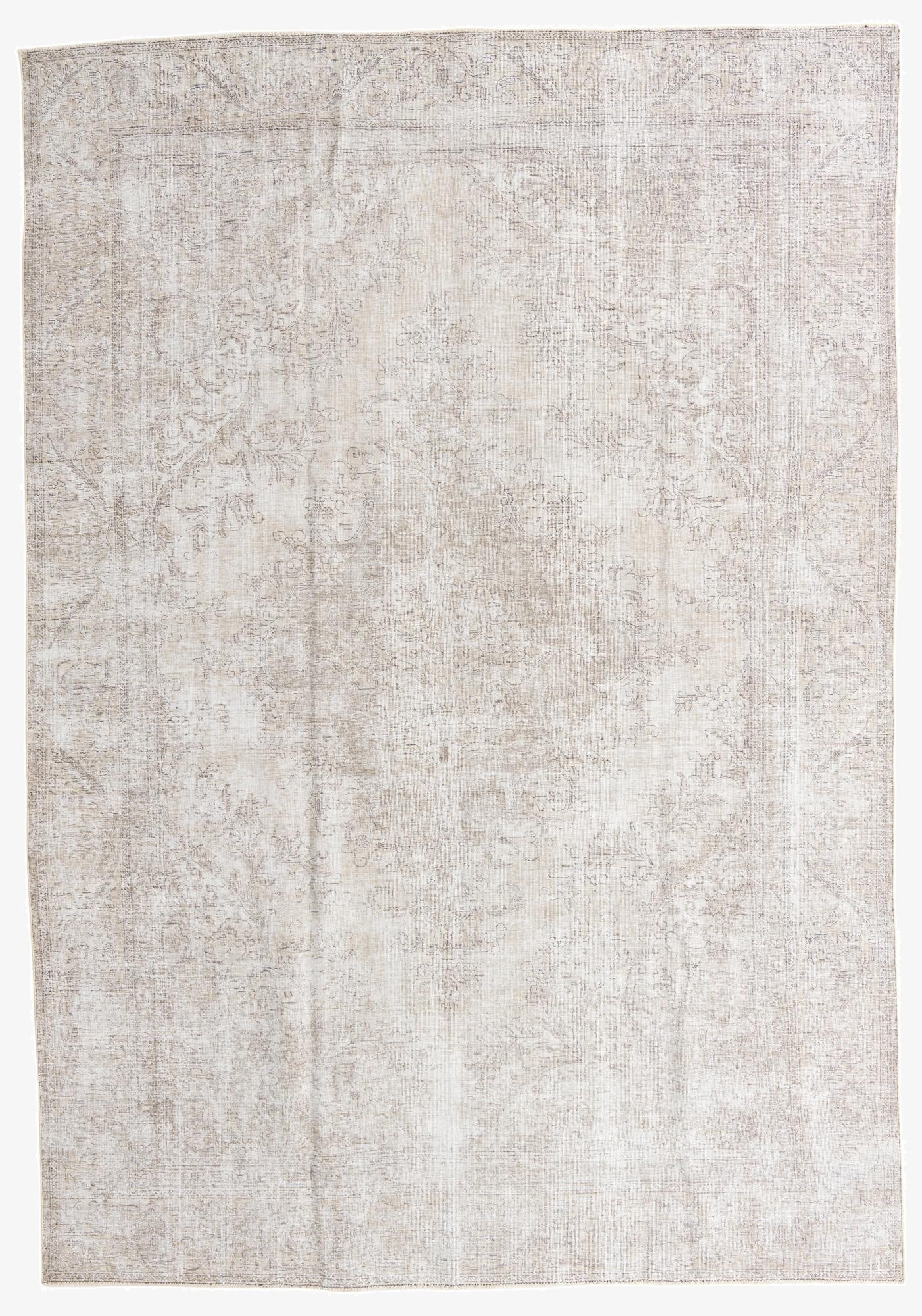 8' 10 x 12' 8  Hand Knotted Ultra Vintage Persian Wool Rug