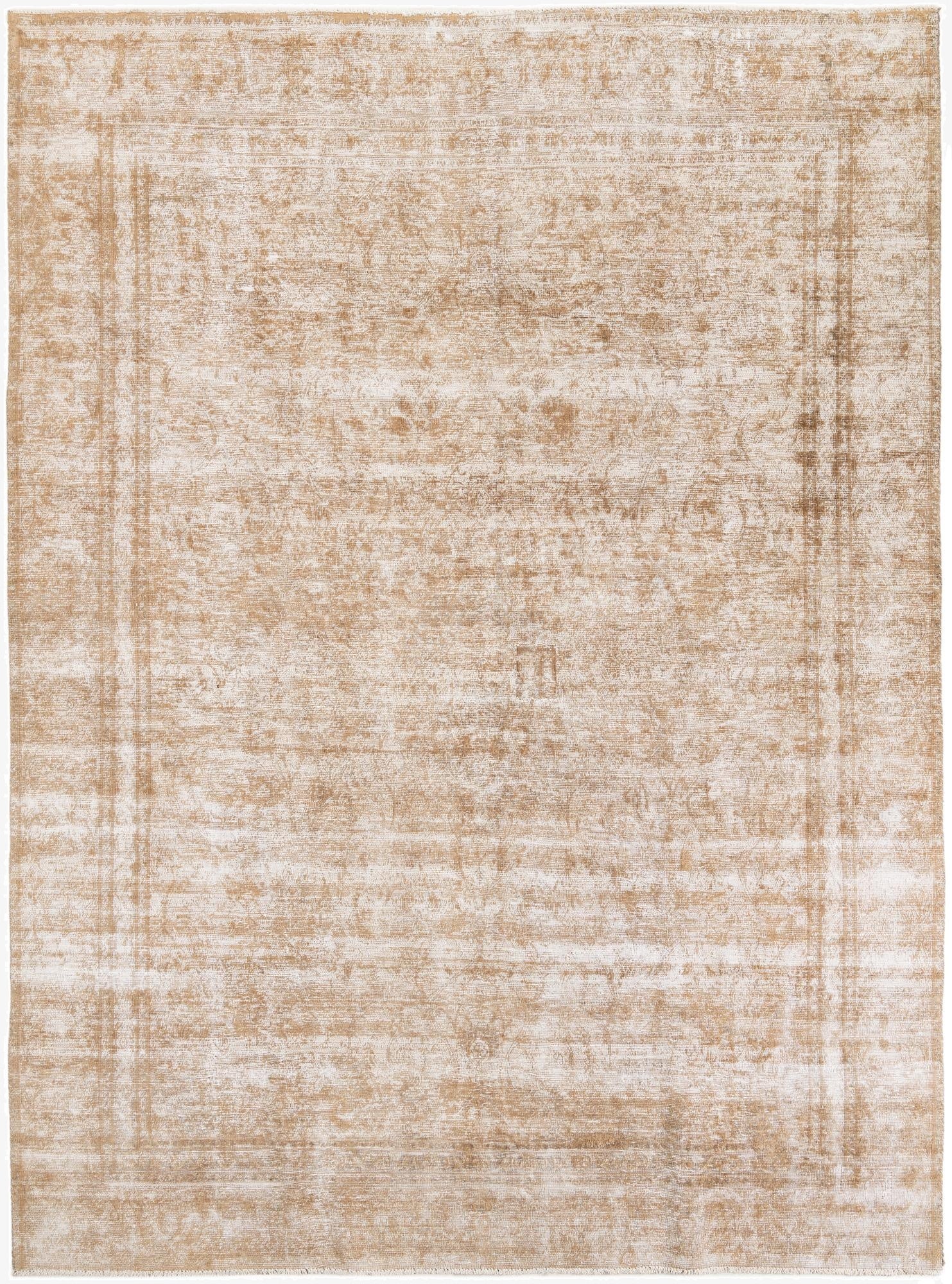 8' 5 x 11'  Hand Knotted Ultra Vintage Persian Wool Rug