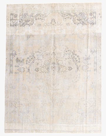 8' 2 x 11' Hand Knotted Ultra Vintage Persian Wool Rug