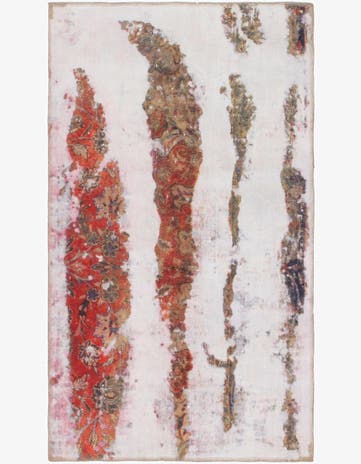 3' x 5' 4 Hand Knotted Ultra Vintage Persian Wool Rug