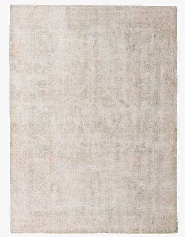 9' 5 x 12' 8 Hand Knotted Ultra Vintage Persian Wool Rug