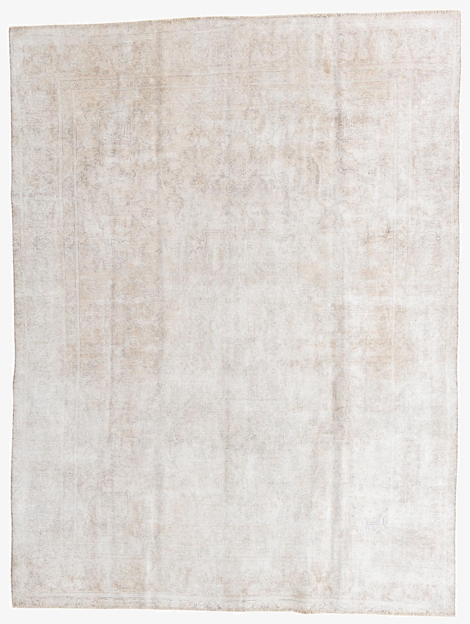 9' 5 x 12' 5  Hand Knotted Ultra Vintage Persian Wool Rug