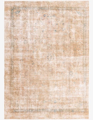 8' 1 x 11' 2 Hand Knotted Ultra Vintage Persian Wool Rug