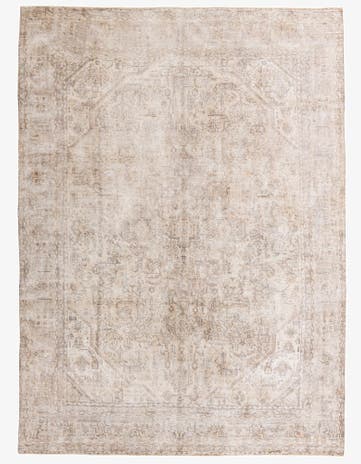 9' 3 x 12' 6 Hand Knotted Ultra Vintage Persian Wool Rug