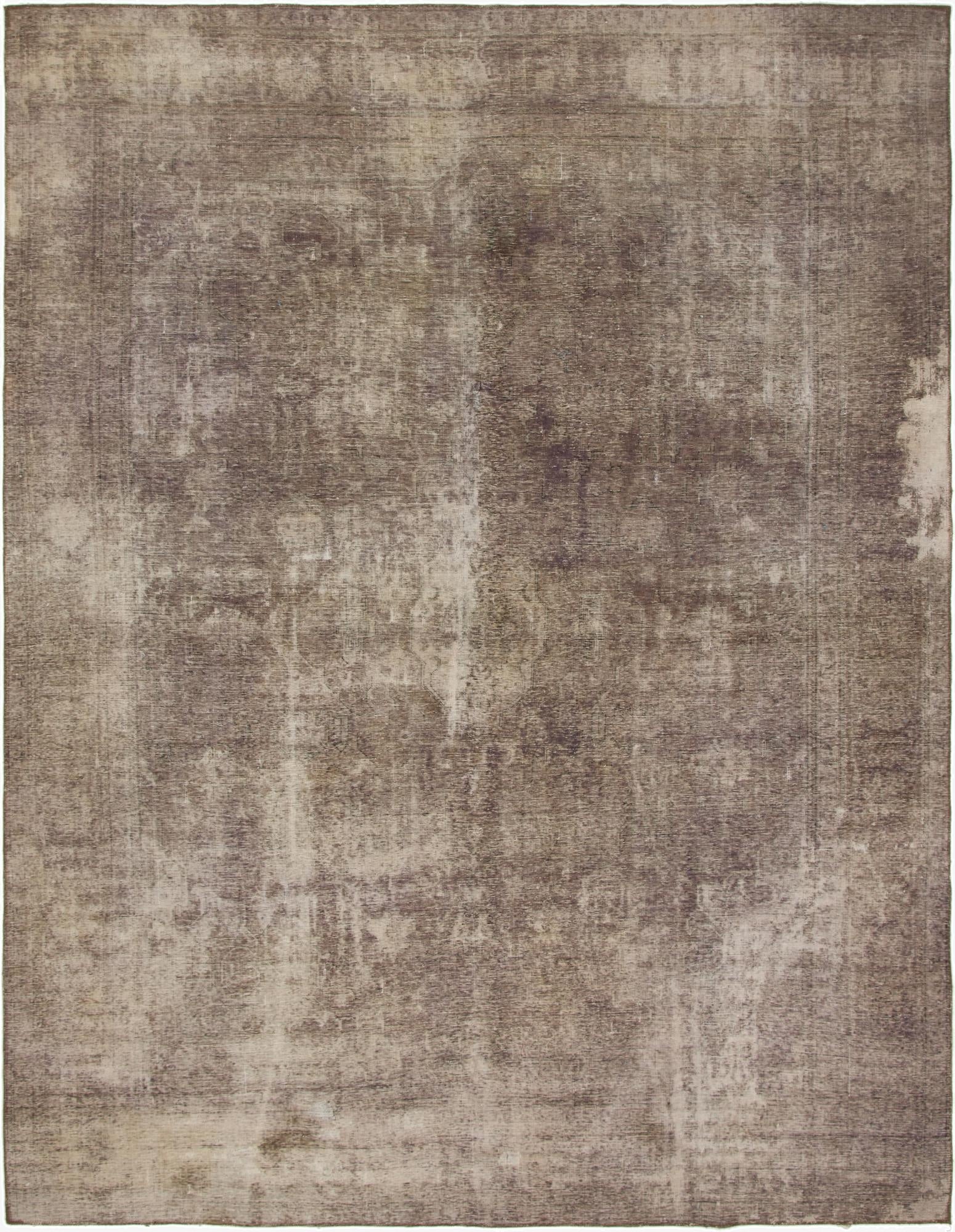 9' 7 x 12' 3  Hand Knotted Ultra Vintage Persian Wool Rug