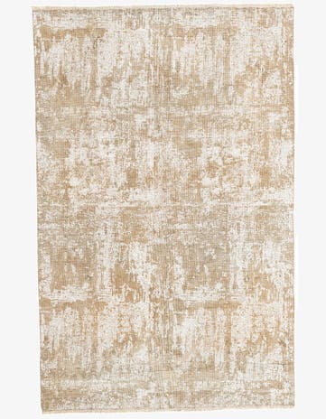 5' 9 x 9' Hand Knotted Ultra Vintage Persian Wool Rug