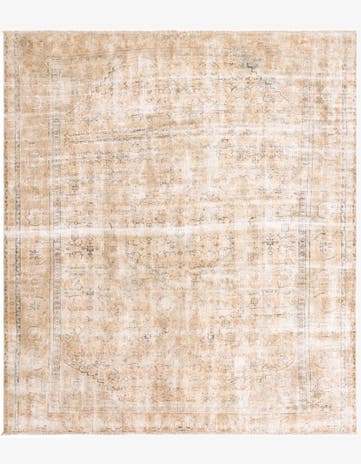 8' 4 x 9' 5 Hand Knotted Ultra Vintage Persian Wool Rug