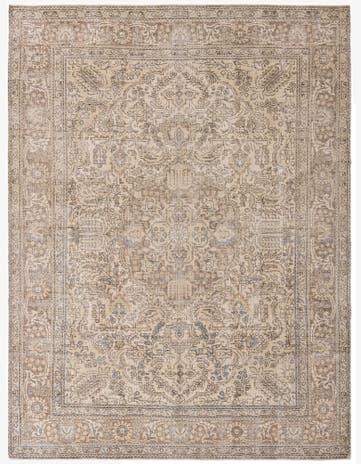 8' 3 x 10' 11 Hand Knotted Ultra Vintage Persian Wool Rug