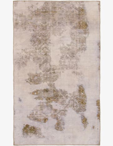 3' 10 x 6' 5 Hand Knotted Ultra Vintage Persian Wool Rug