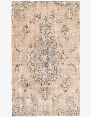 5' 1 x 8' 8 Hand Knotted Ultra Vintage Persian Wool Rug