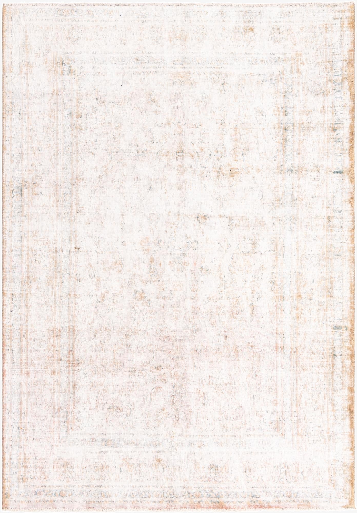 Primary image 6' 4 x 9' 2  Hand Knotted Ultra Vintage Persian Wool Rug