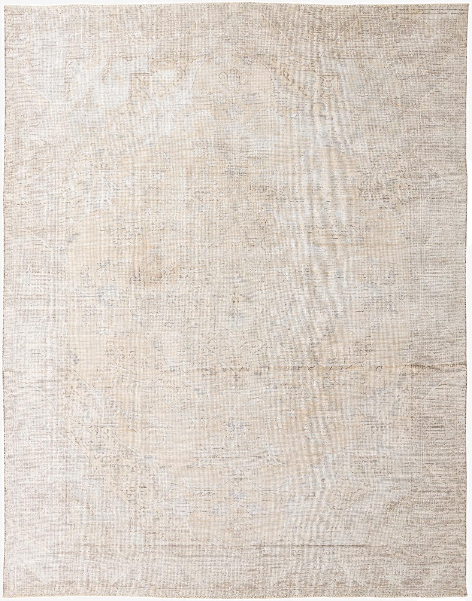 9' 4 x 12' 3  Hand Knotted Ultra Vintage Persian Wool Rug