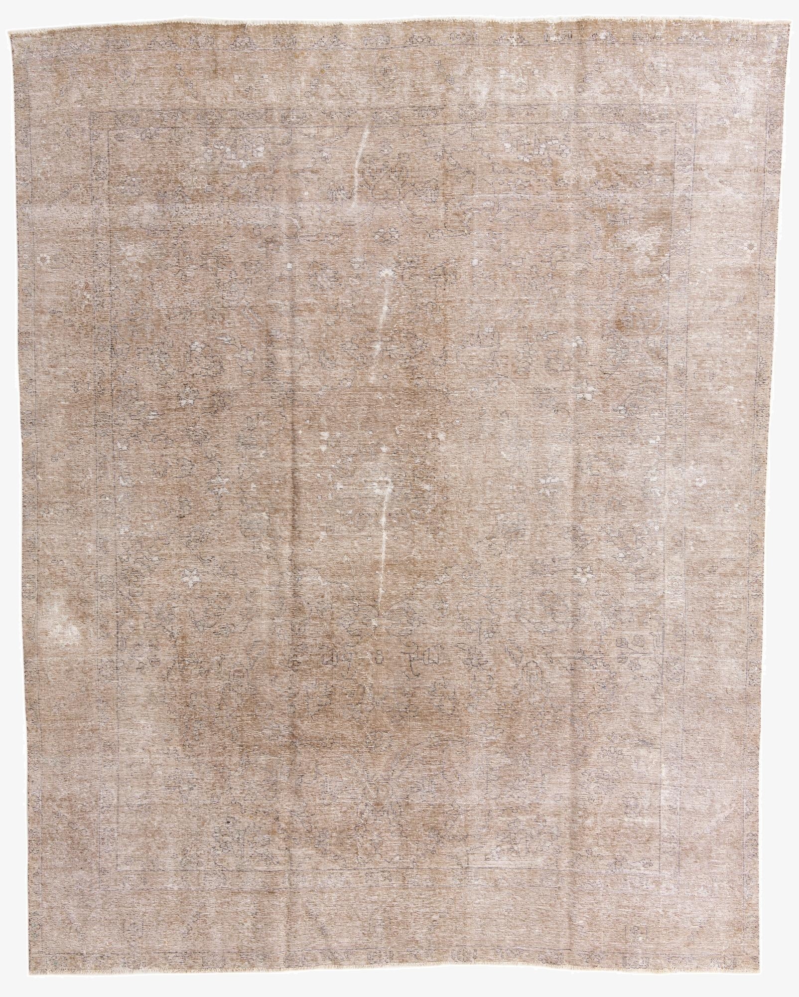 9' 8 x 12' 5  Hand Knotted Ultra Vintage Persian Wool Rug