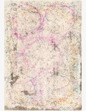 6' 7 x 9' 6 Hand Knotted Ultra Vintage Persian Wool Rug