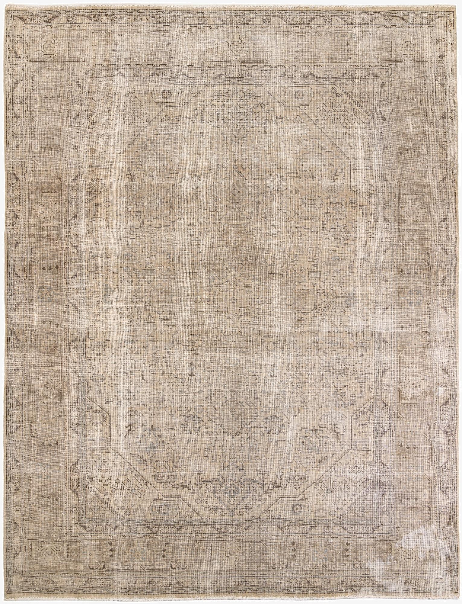 Primary image 9' 8 x 12' 8  Hand Knotted Ultra Vintage Persian Wool Rug