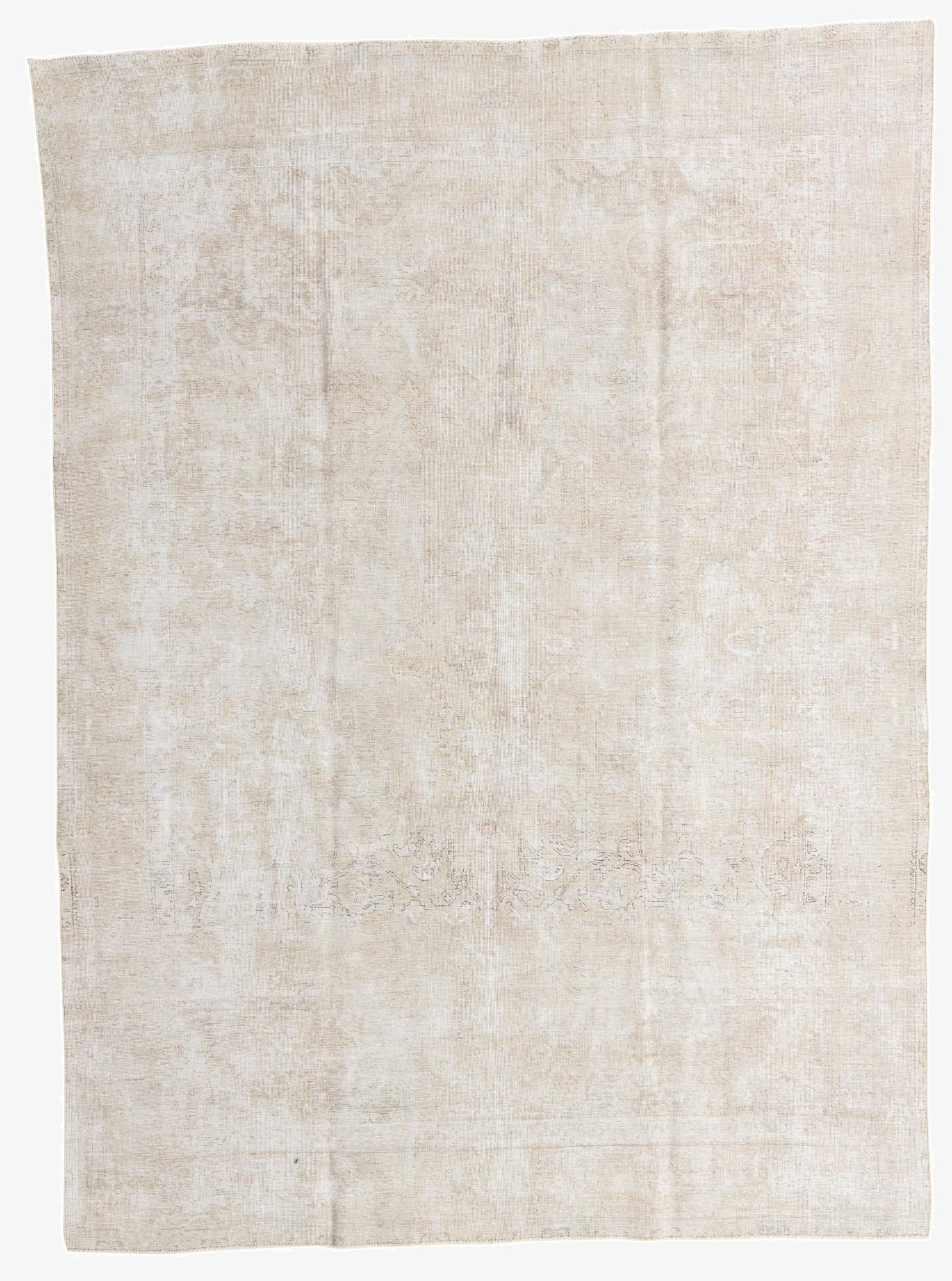 9' 4 x 12' 5  Hand Knotted Ultra Vintage Persian Wool Rug