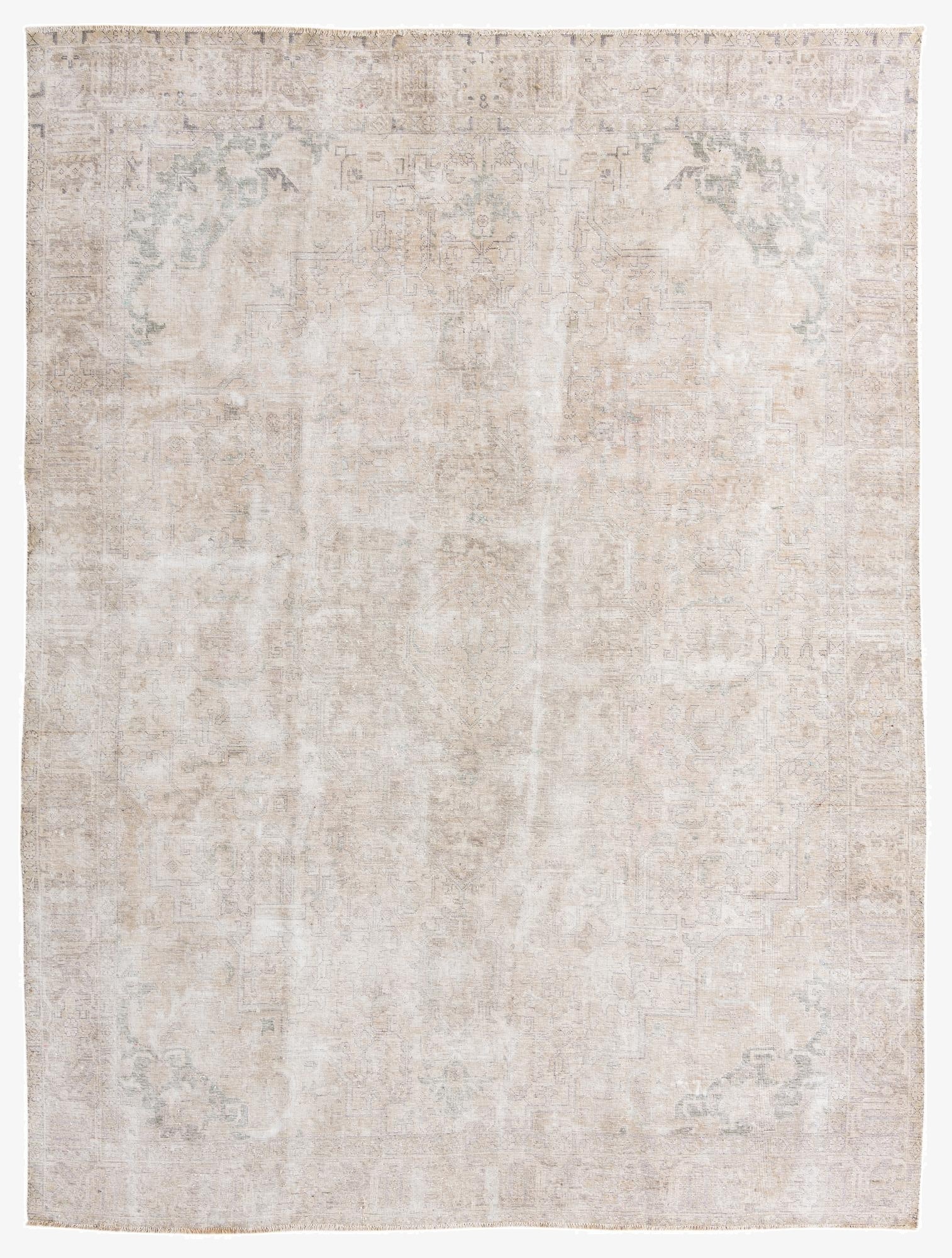 9' 8 x 12' 9  Hand Knotted Ultra Vintage Persian Wool Rug