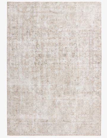 8' x 11' 2 Hand Knotted Ultra Vintage Persian Wool Rug