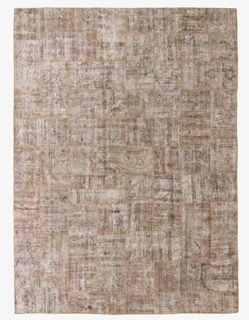 9' 1 x 12' 4 Hand Knotted Ultra Vintage Persian Wool Rug