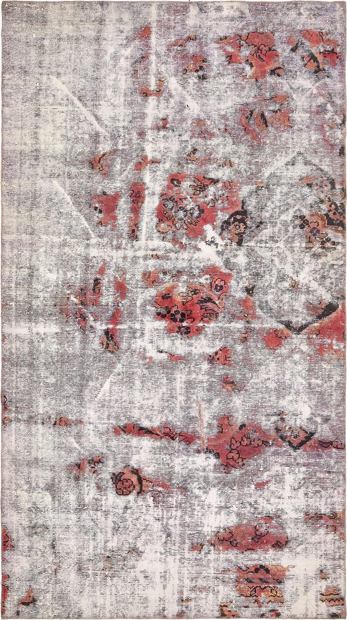 5' x 9' 5  Hand Knotted Ultra Vintage Persian Wool Rug