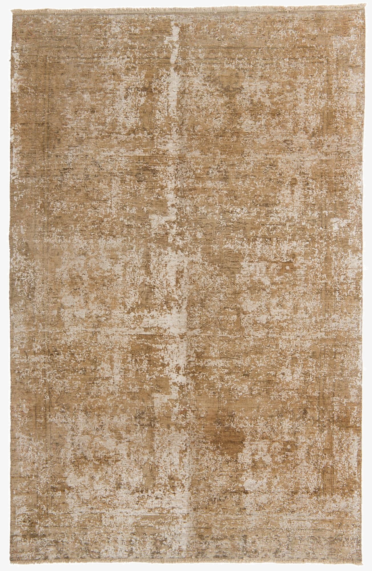 5' 10 x 9' 1  Hand Knotted Ultra Vintage Persian Wool Rug