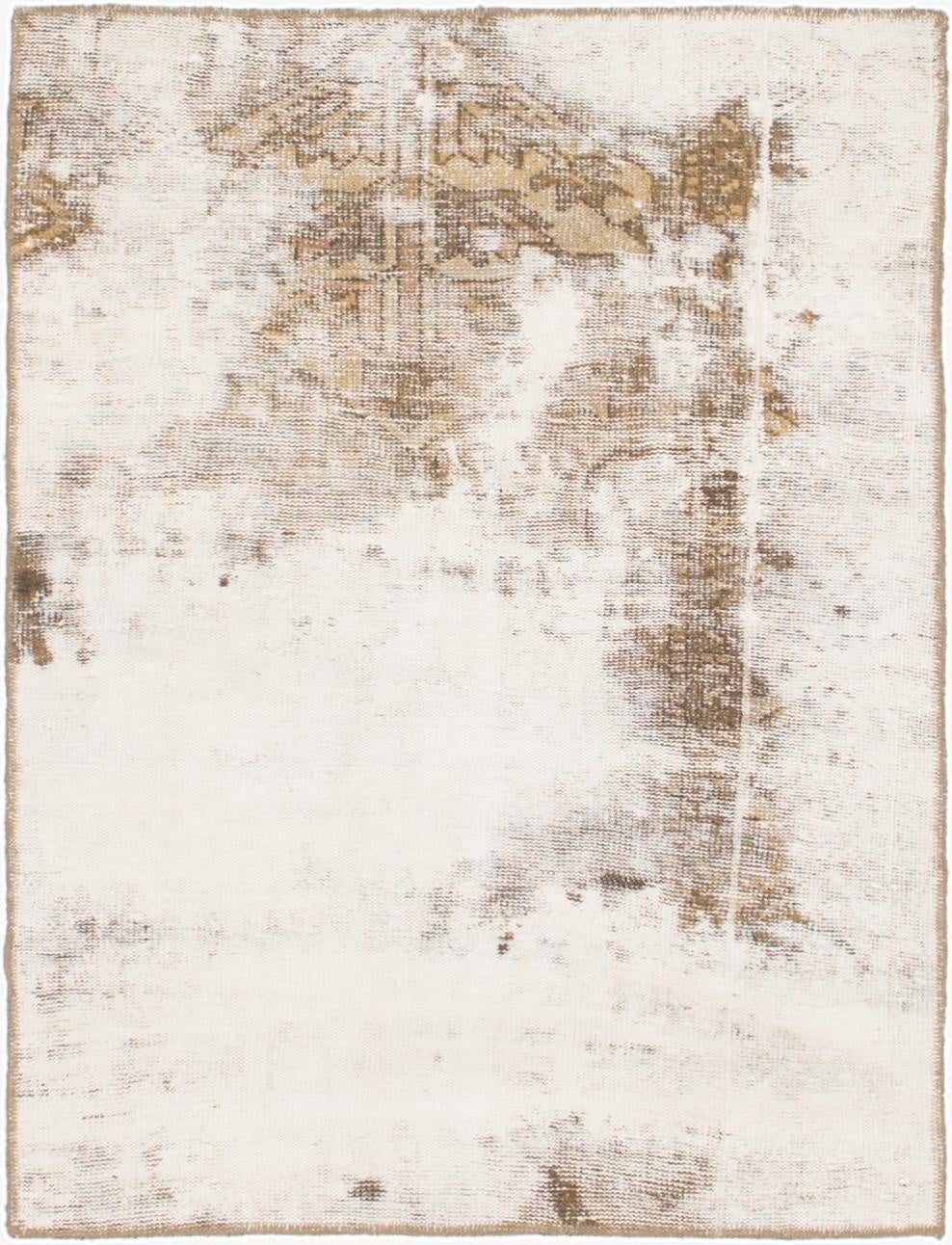 2' 10 x 3' 9  Hand Knotted Ultra Vintage Persian Wool Rug