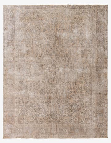 8' 4 x 10' 5 Hand Knotted Ultra Vintage Persian Wool Rug