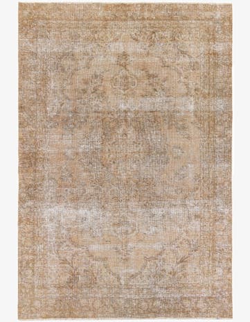 7' 10 x 10' 2 Hand Knotted Ultra Vintage Persian Wool Rug