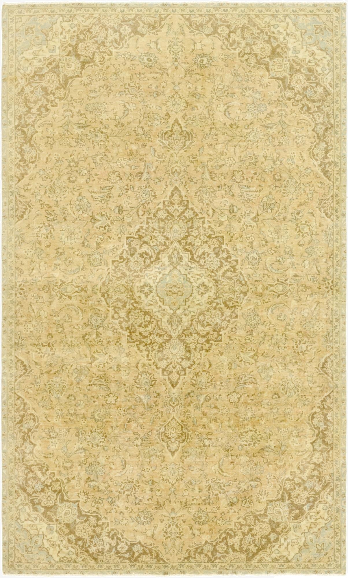 6' 8 x 11' 4  Hand Knotted Ultra Vintage Persian Wool Rug