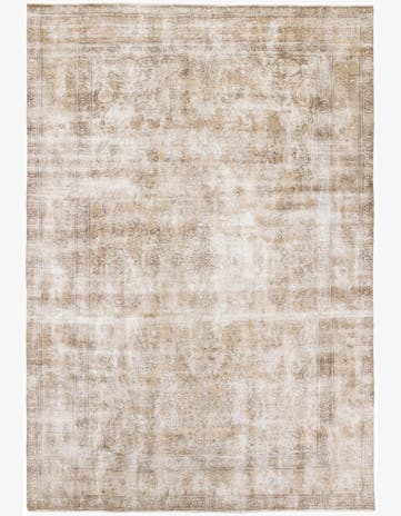 7' 10 x 11' 9 Hand Knotted Ultra Vintage Persian Wool Rug