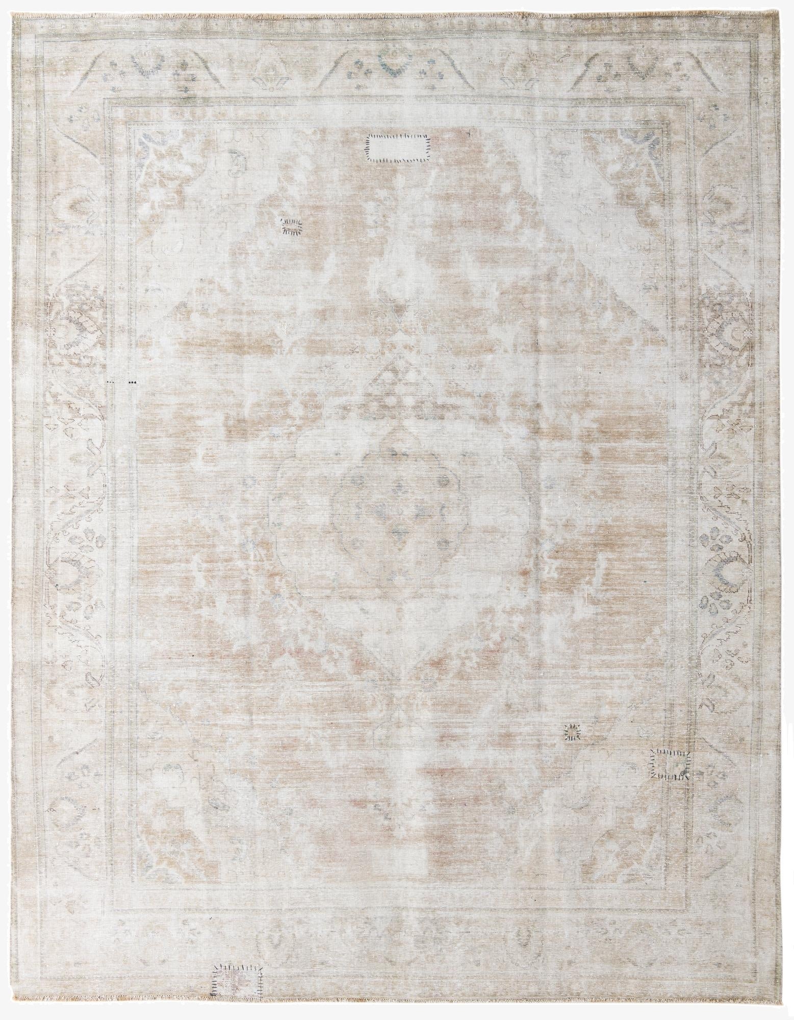 9' 9 x 12' 8  Hand Knotted Ultra Vintage Persian Wool Rug