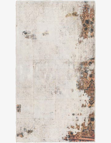 2' 8 x 5' Hand Knotted Ultra Vintage Persian Wool Rug