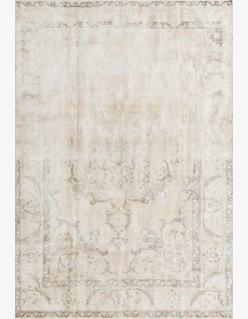 7' 8 x 11' 3 Hand Knotted Ultra Vintage Persian Wool Rug