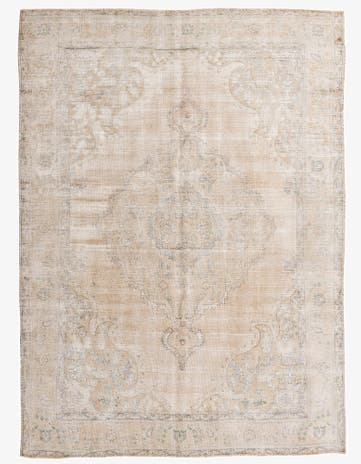 8' 2 x 11' Hand Knotted Ultra Vintage Persian Wool Rug