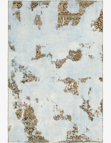 6' 4 x 9' 5 Hand Knotted Ultra Vintage Persian Wool Rug