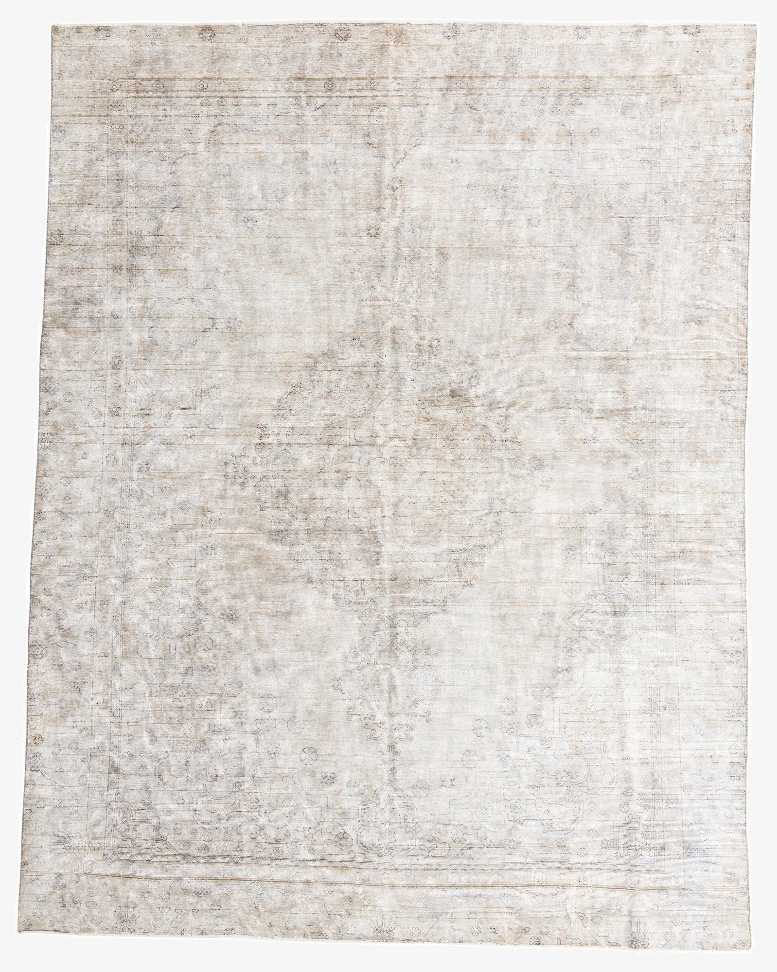 9' x 11' 5  Hand Knotted Ultra Vintage Persian Wool Rug