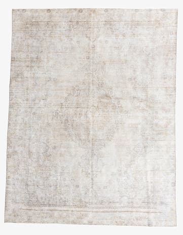 9' x 11' 5 Hand Knotted Ultra Vintage Persian Wool Rug