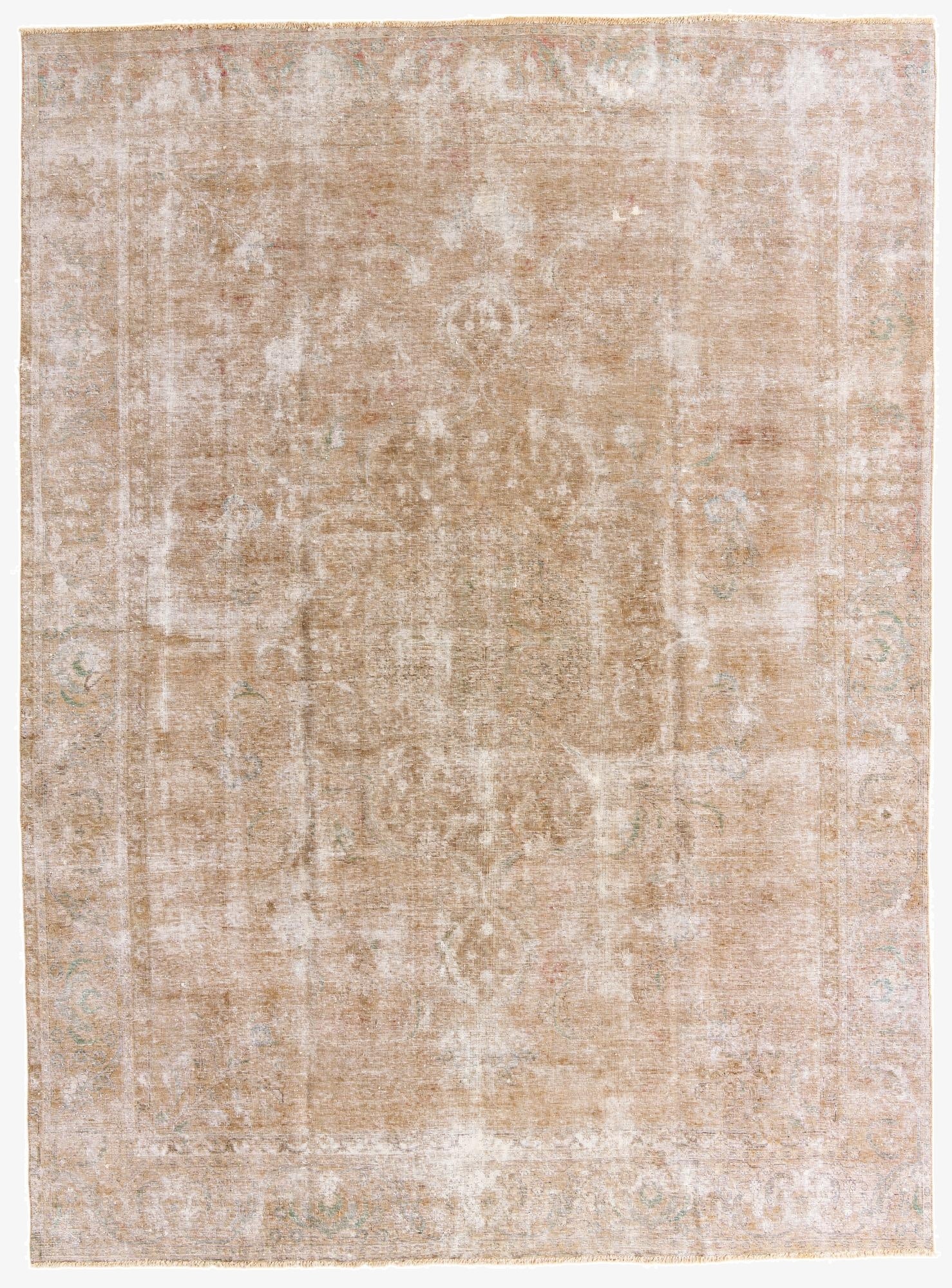 9' 2 x 12' 7  Hand Knotted Ultra Vintage Persian Wool Rug