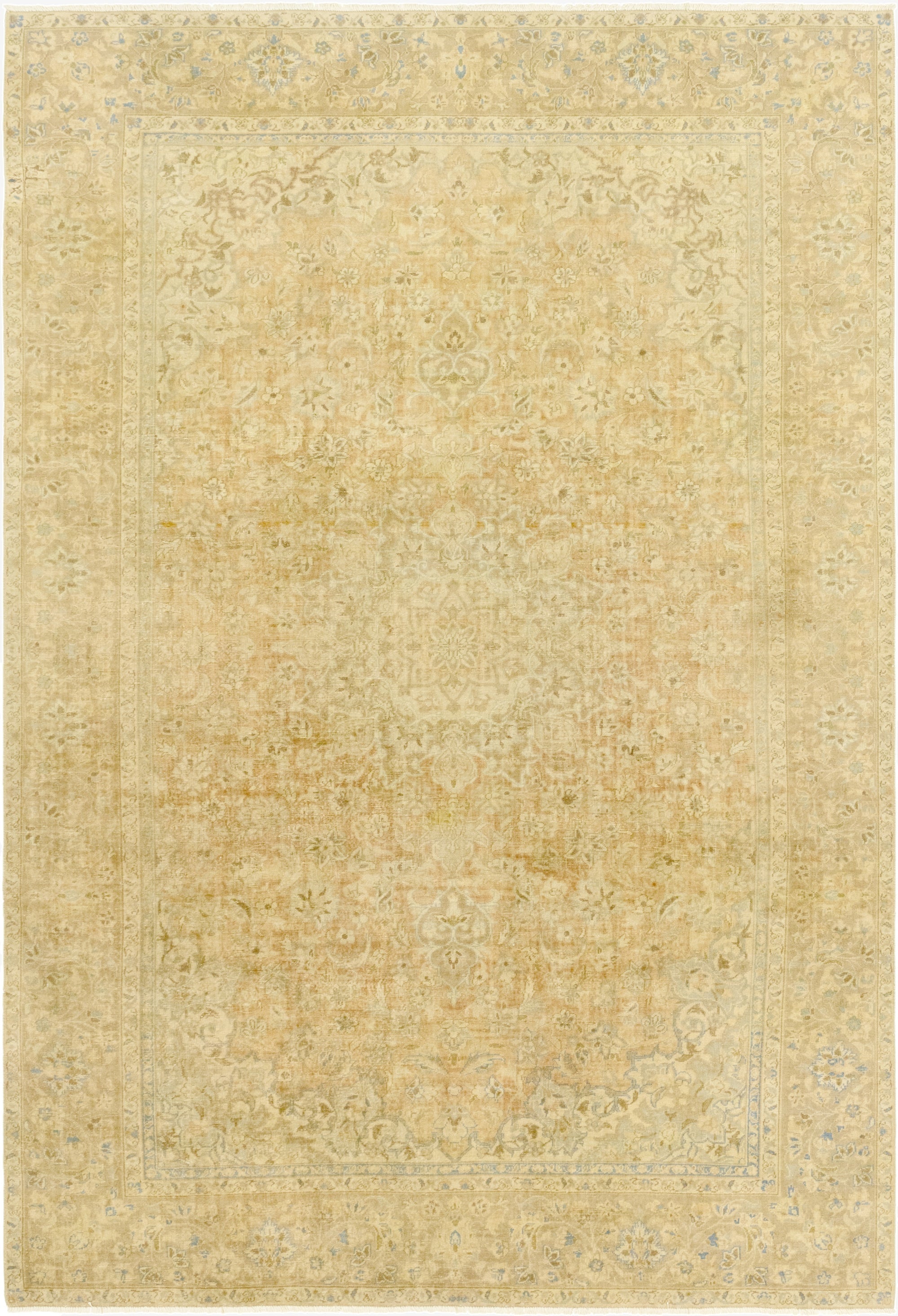 8' x 12'  Hand Knotted Ultra Vintage Persian Wool Rug